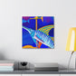 "Swordfish in Art Deco" - Canvas