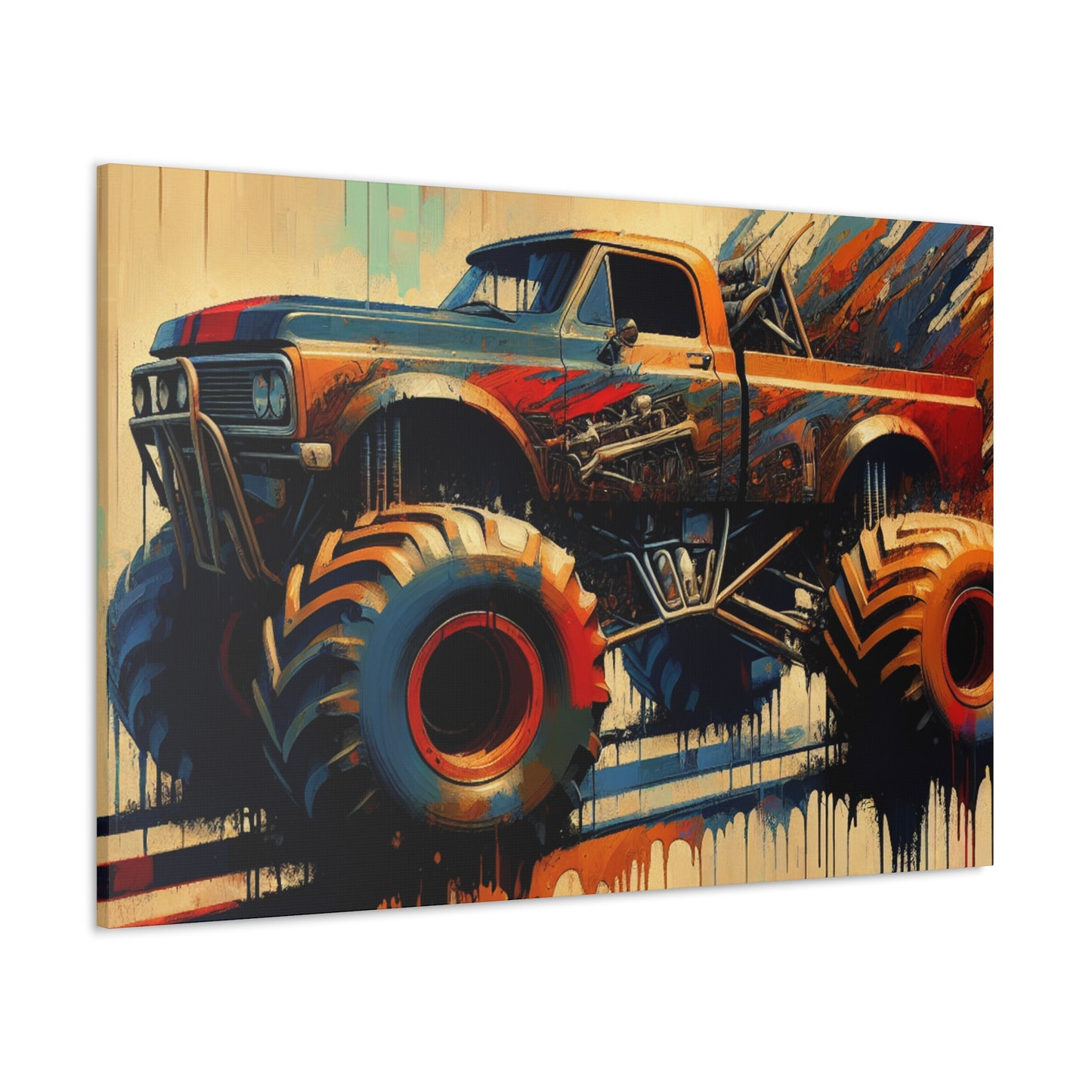 "Glorious Tire Triumph" - Canvas