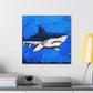 "Shark in the Streets" - Canvas