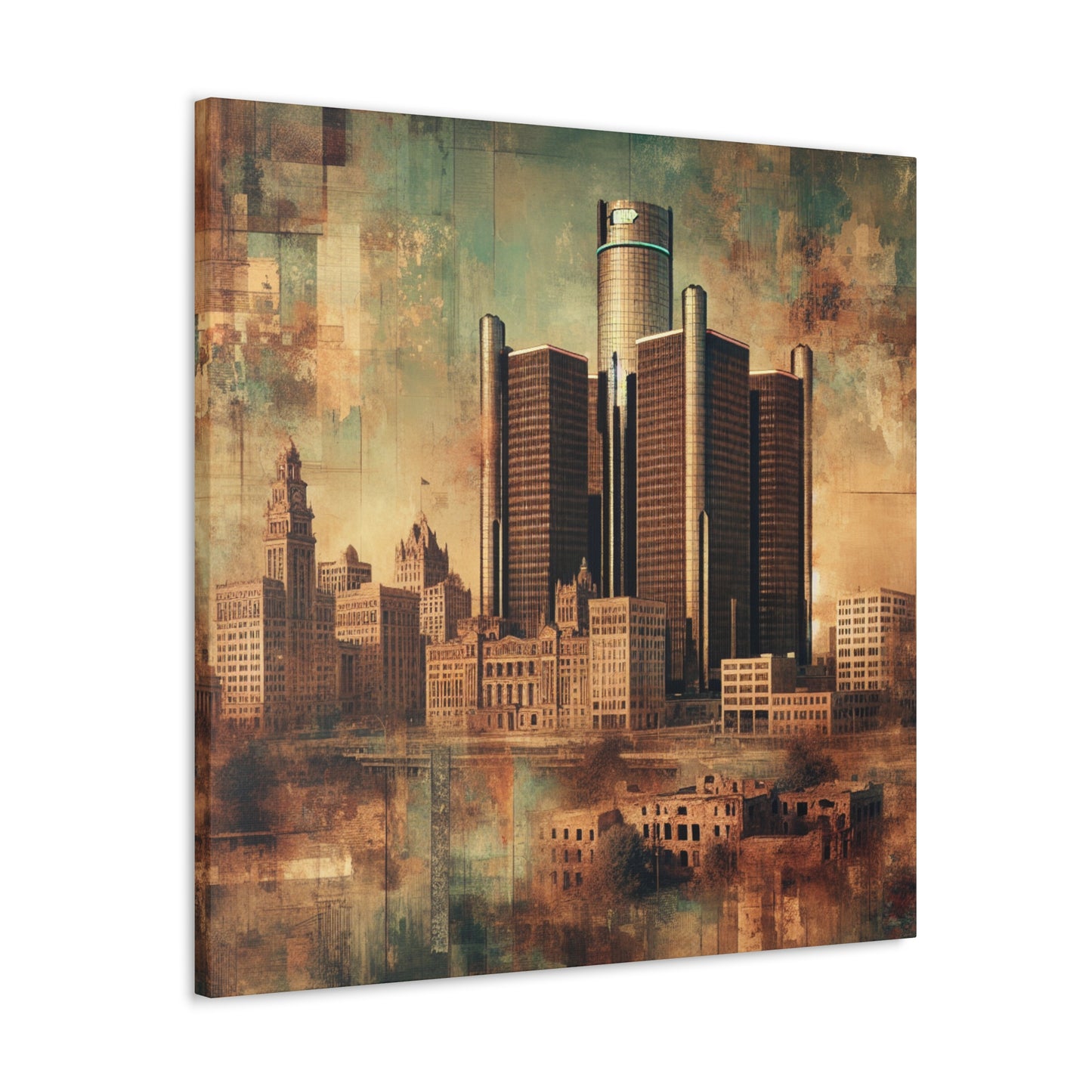 "Motor City Dreamscape" - Canvas