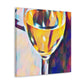 "Wine's Reflection Impression" - Canvas