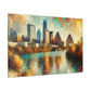 Emerald Echoes of Austin. - Canvas