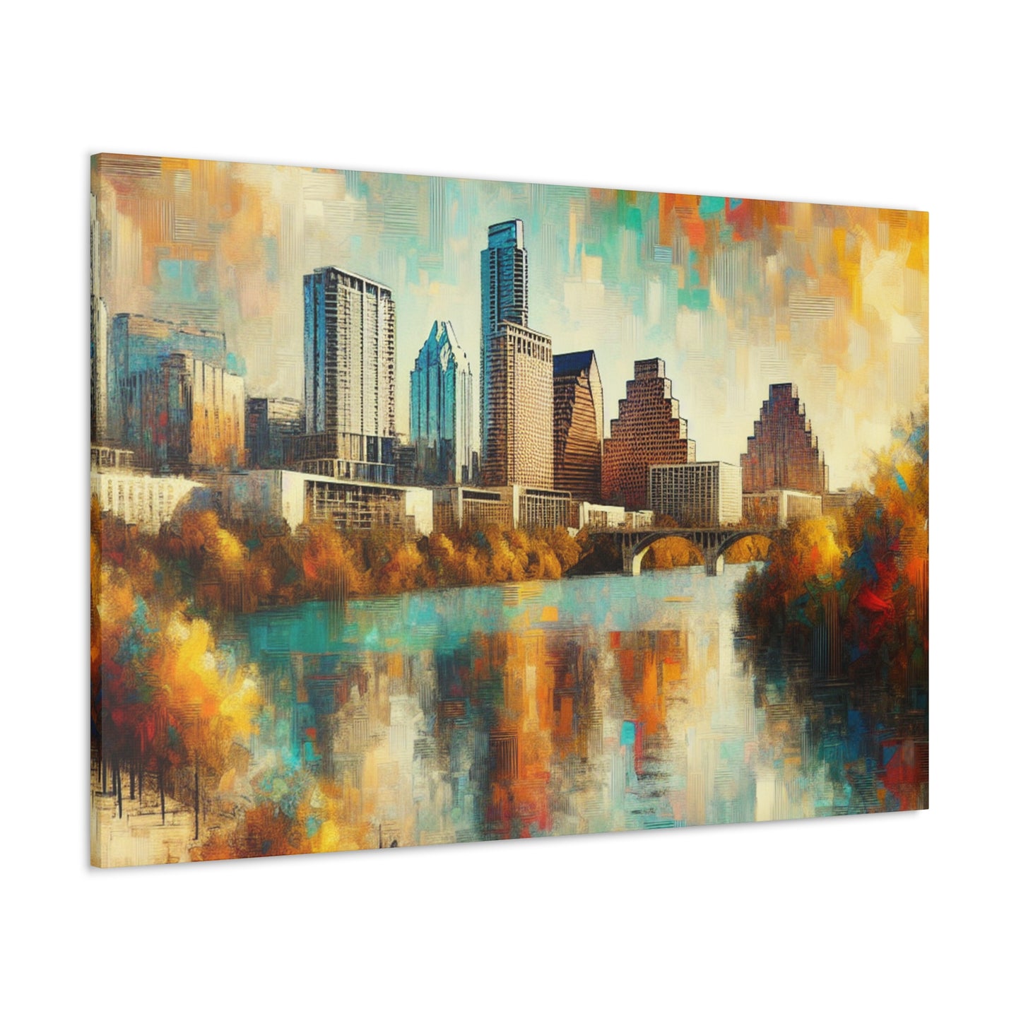 Emerald Echoes of Austin. - Canvas