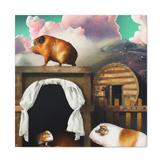 "Guinea Pig Dreamscape" - Canvas