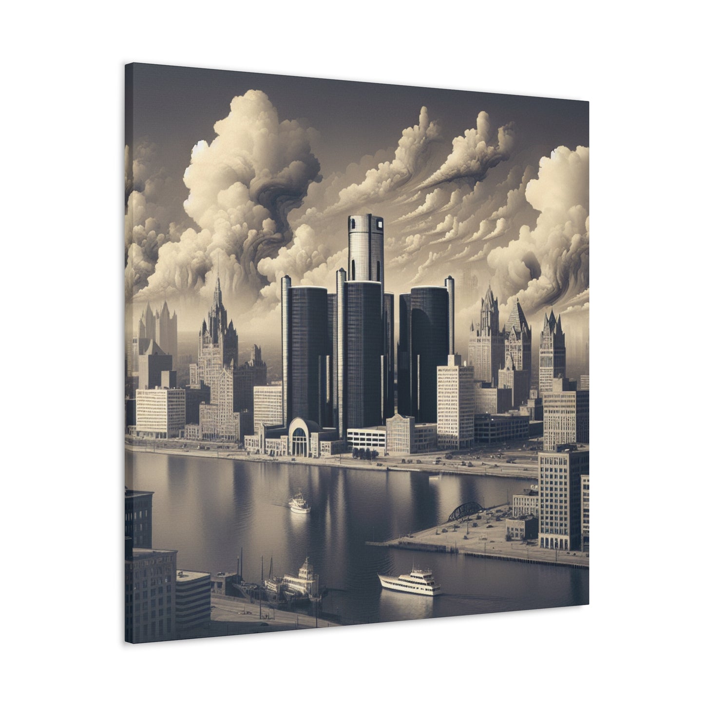 "Motor City Dreamscape" - Canvas