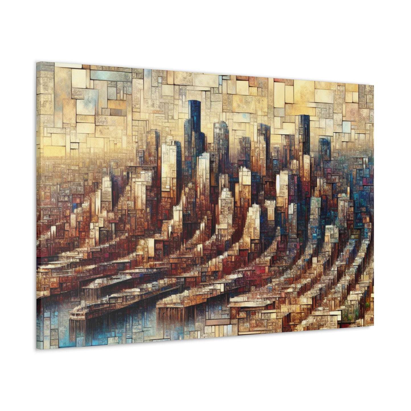 Emerald City Bluescape - Canvas