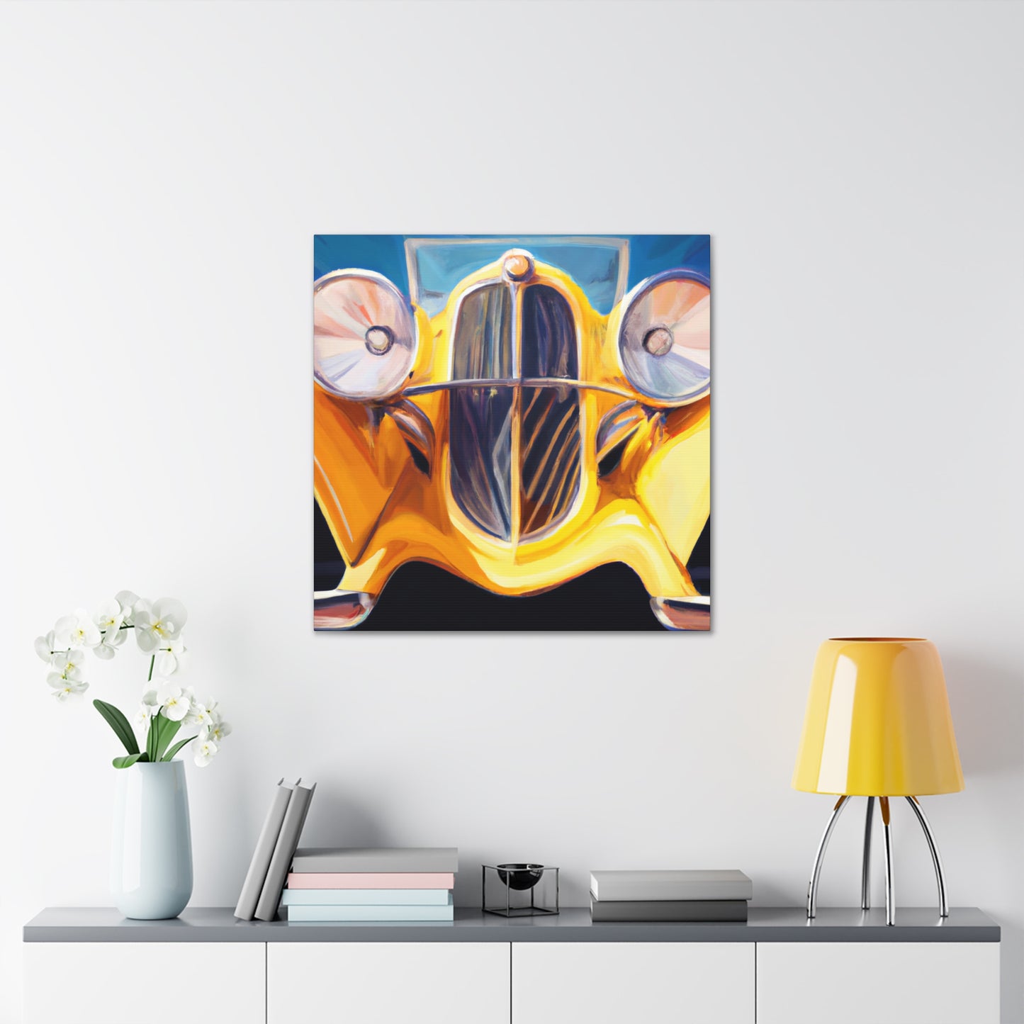 Retro Automobile Dream - Canvas