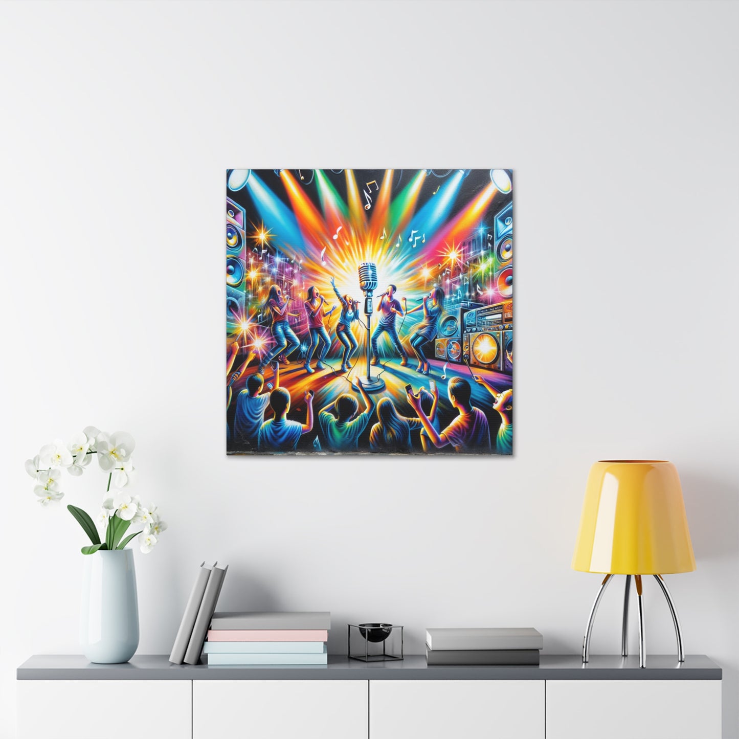 "Melodies of Urban Nights" - Canvas