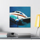 Vintage Plane Reimagined - Canvas