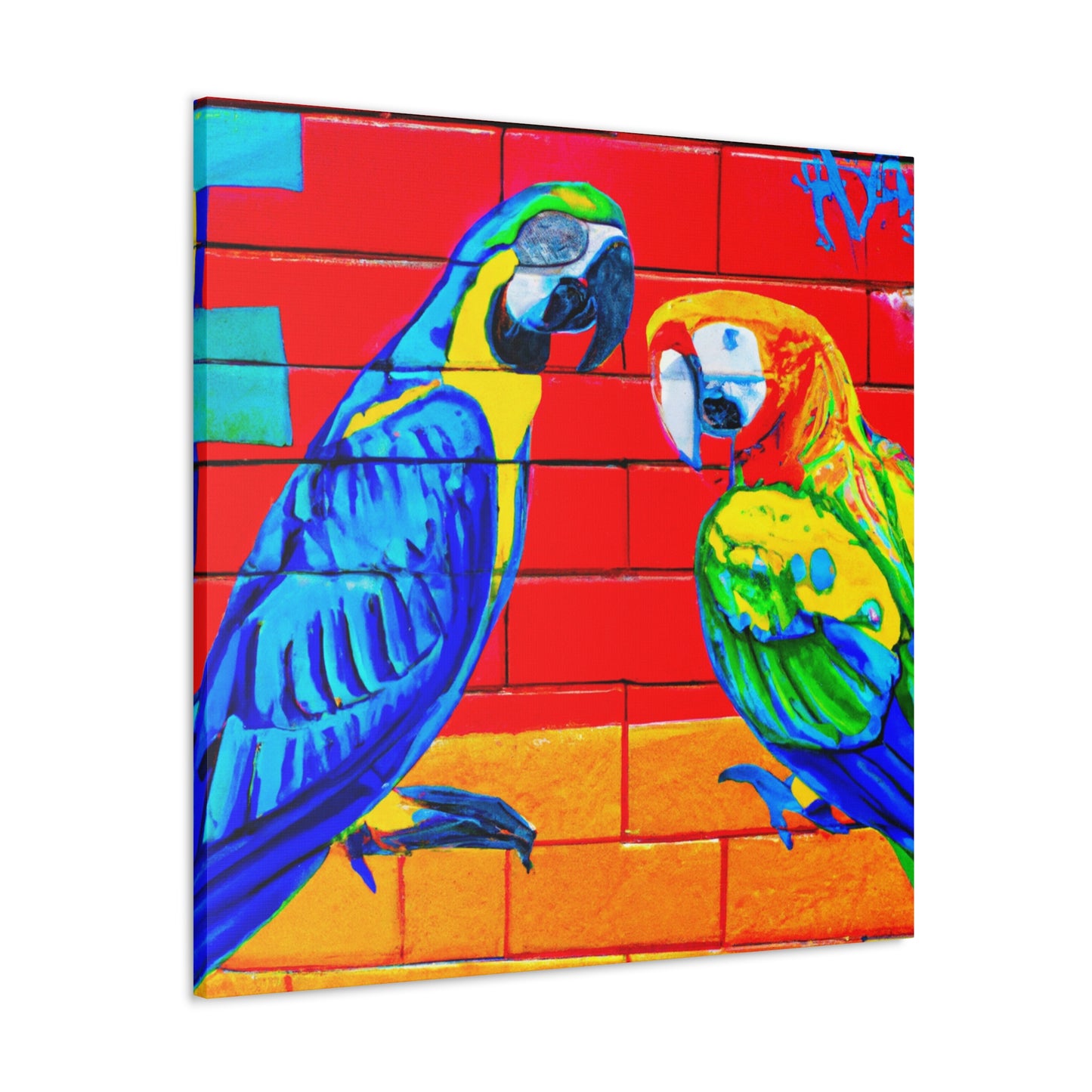 Macaws in Splendor. - Canvas