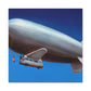 "Floating Through Sky: Blimp" - Canvas