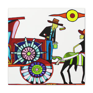 "Wagon of the Roaring Twenties" - Canvas