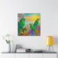 "Amazon Parrots in Splendor" - Canvas