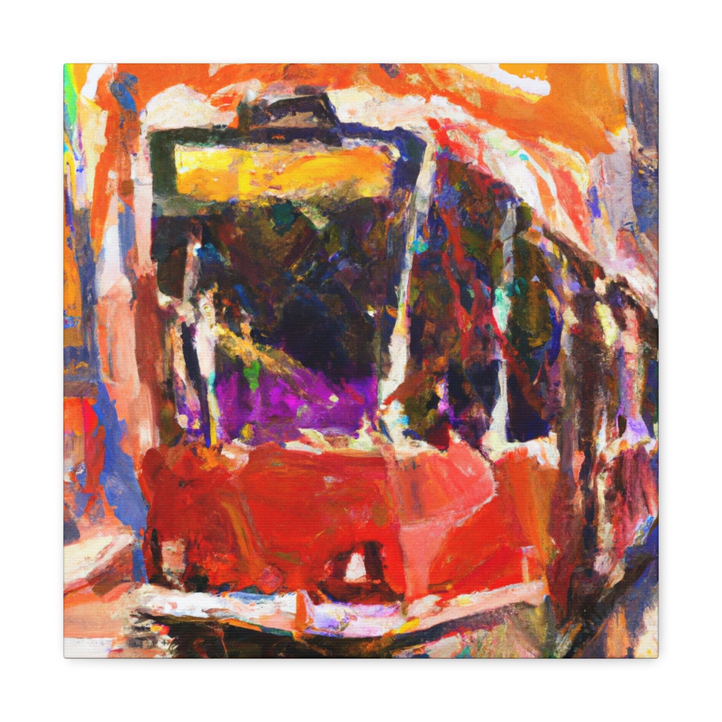 "Tram Ride to Freedom" - Canvas