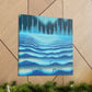 "Sonic Art Deco Wave" - Canvas