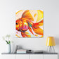 "Golden Fish Splendor" - Canvas