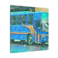 Bus of Colorful Hues - Canvas