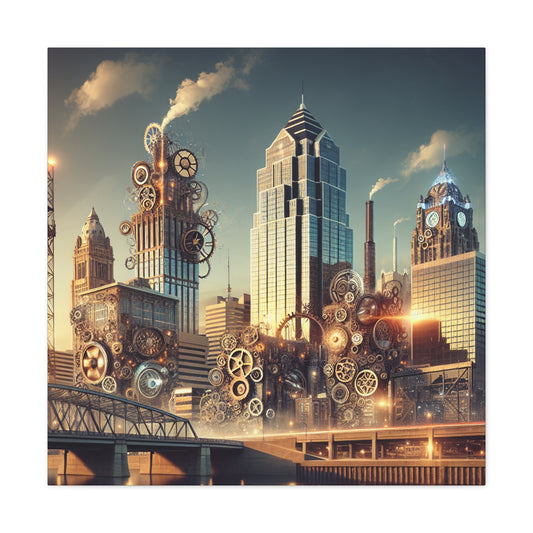 "Mechanical Marvels of KC" - Canvas