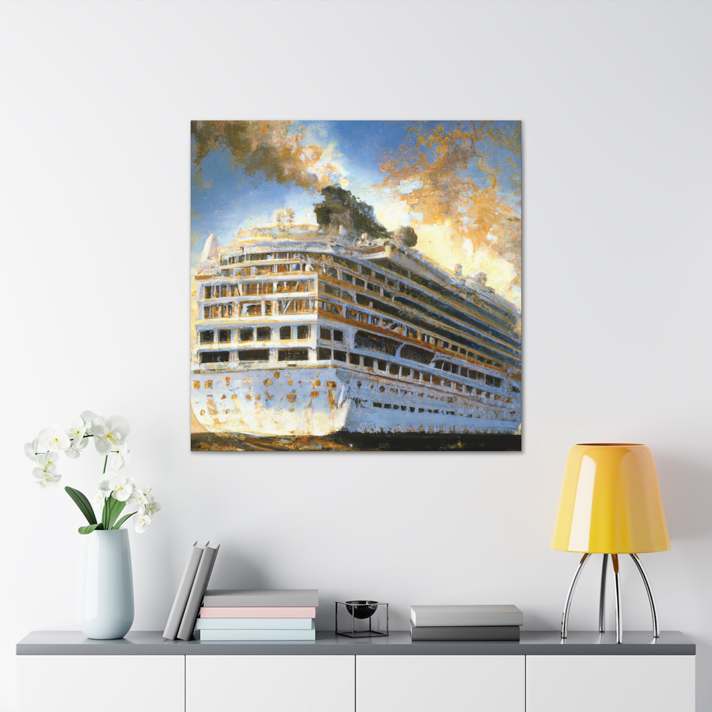 Cruise Sails Grandly - Canvas