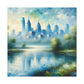 Urban Bliss in Motion - Canvas