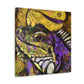 "Iguanas Amongst Chaos" - Canvas