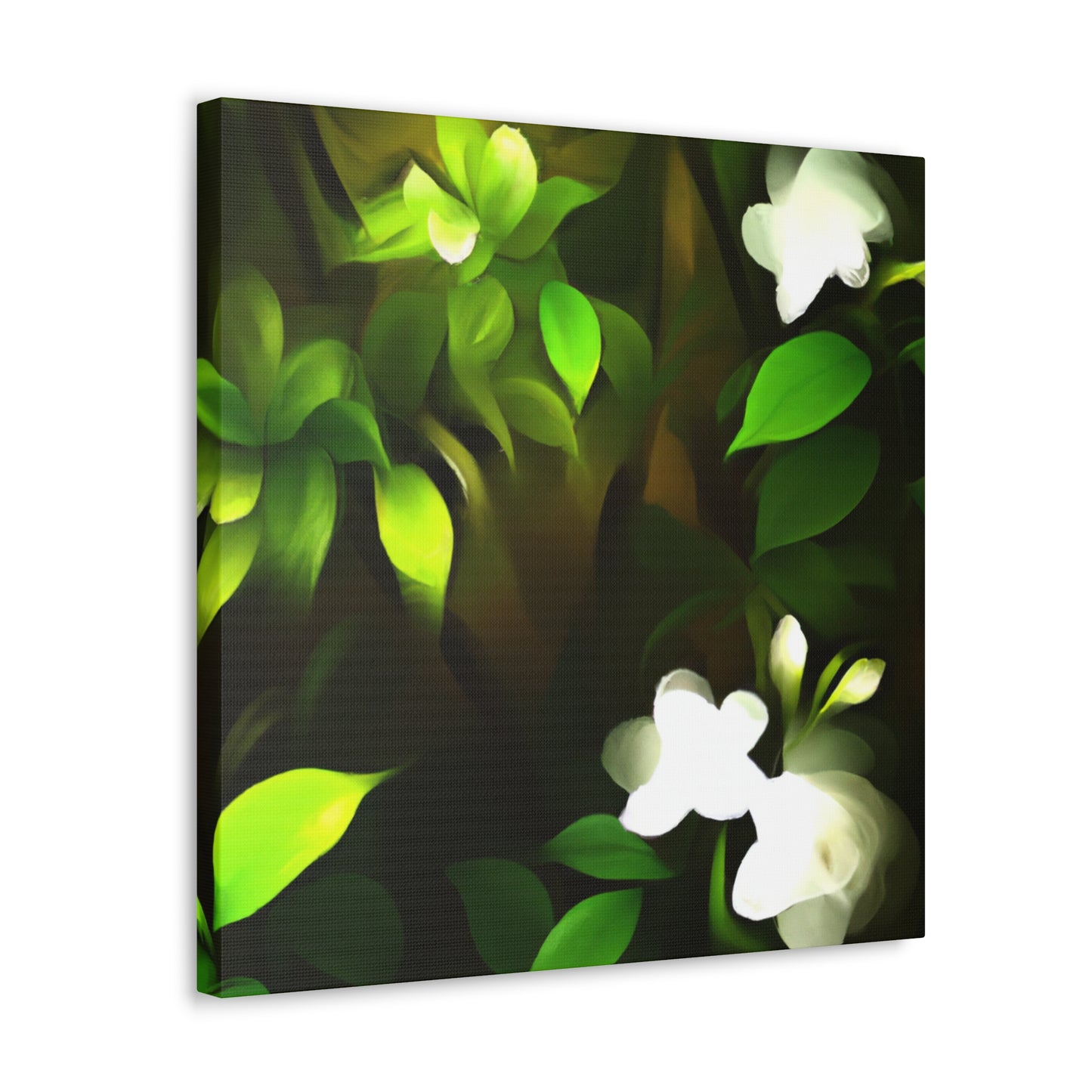 Enchanting Gardenia Bliss - Canvas