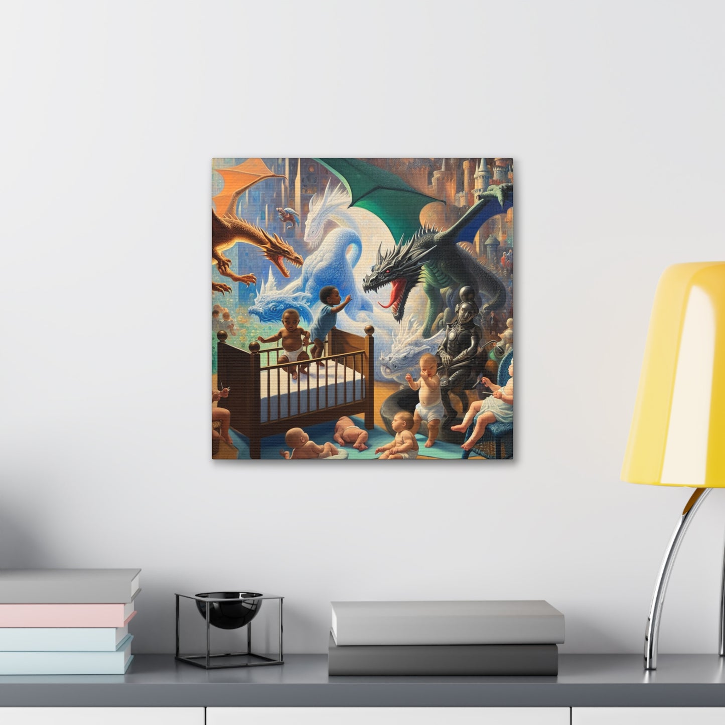 Dancing Dragon Dreams - Canvas