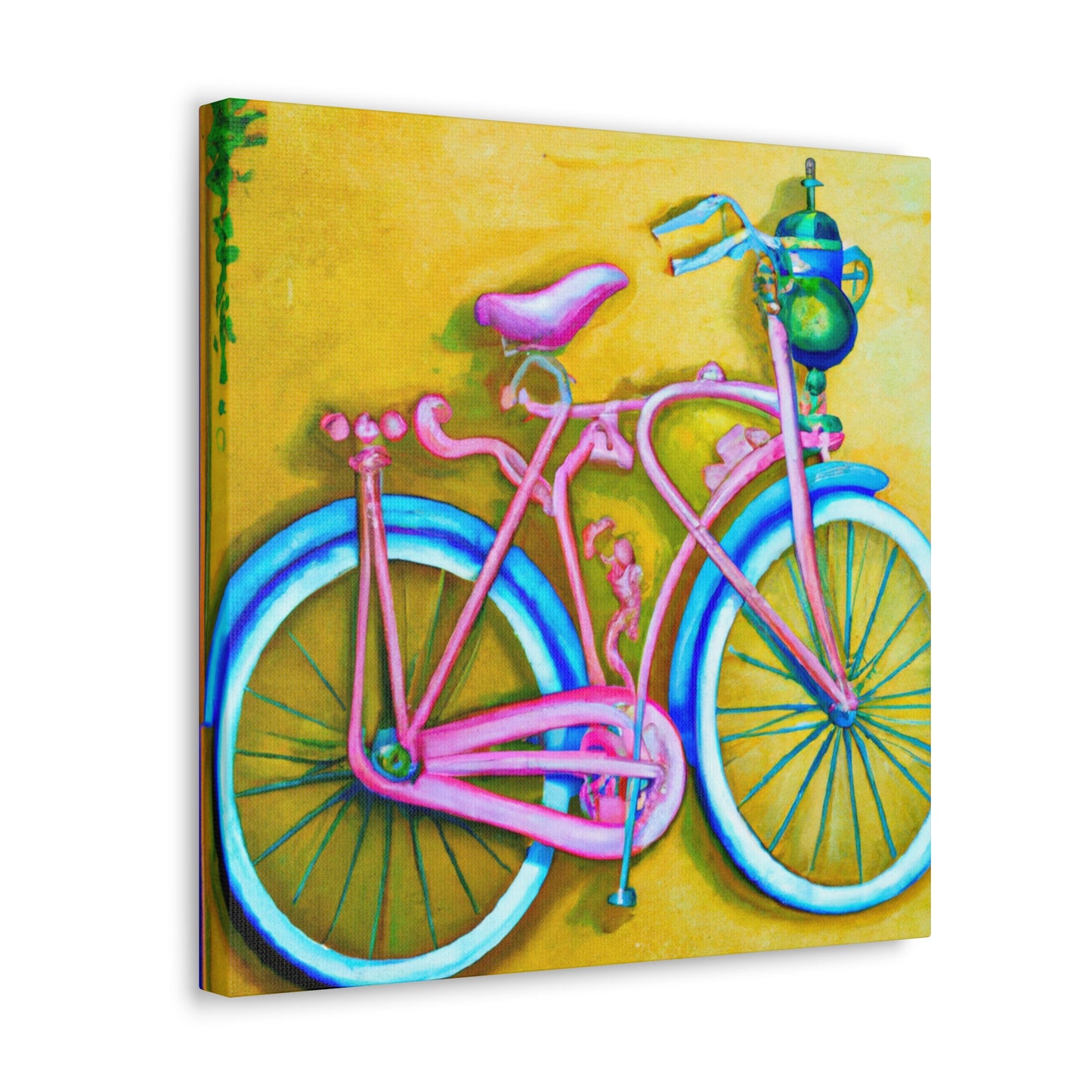 Riding on the Bicycle - Canvas