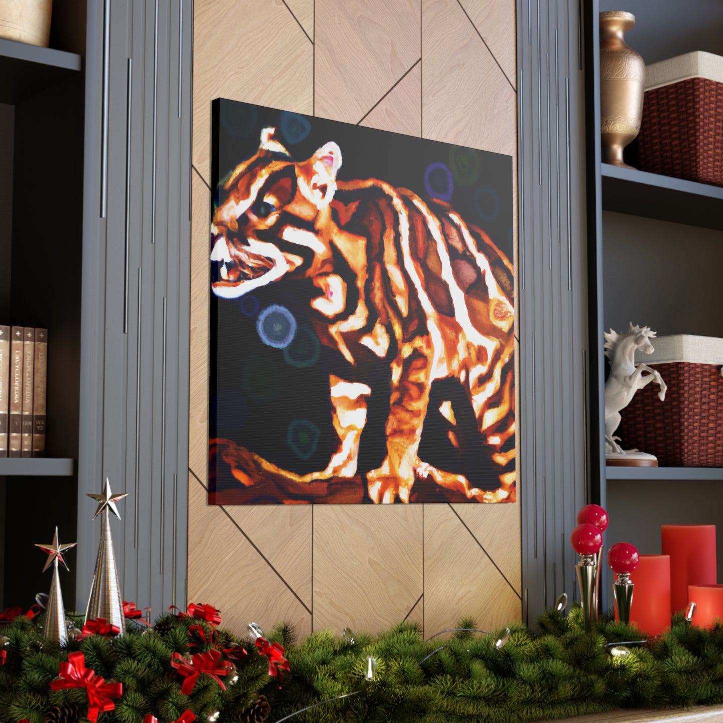 Tasmanian Tiger Reflection - Canvas