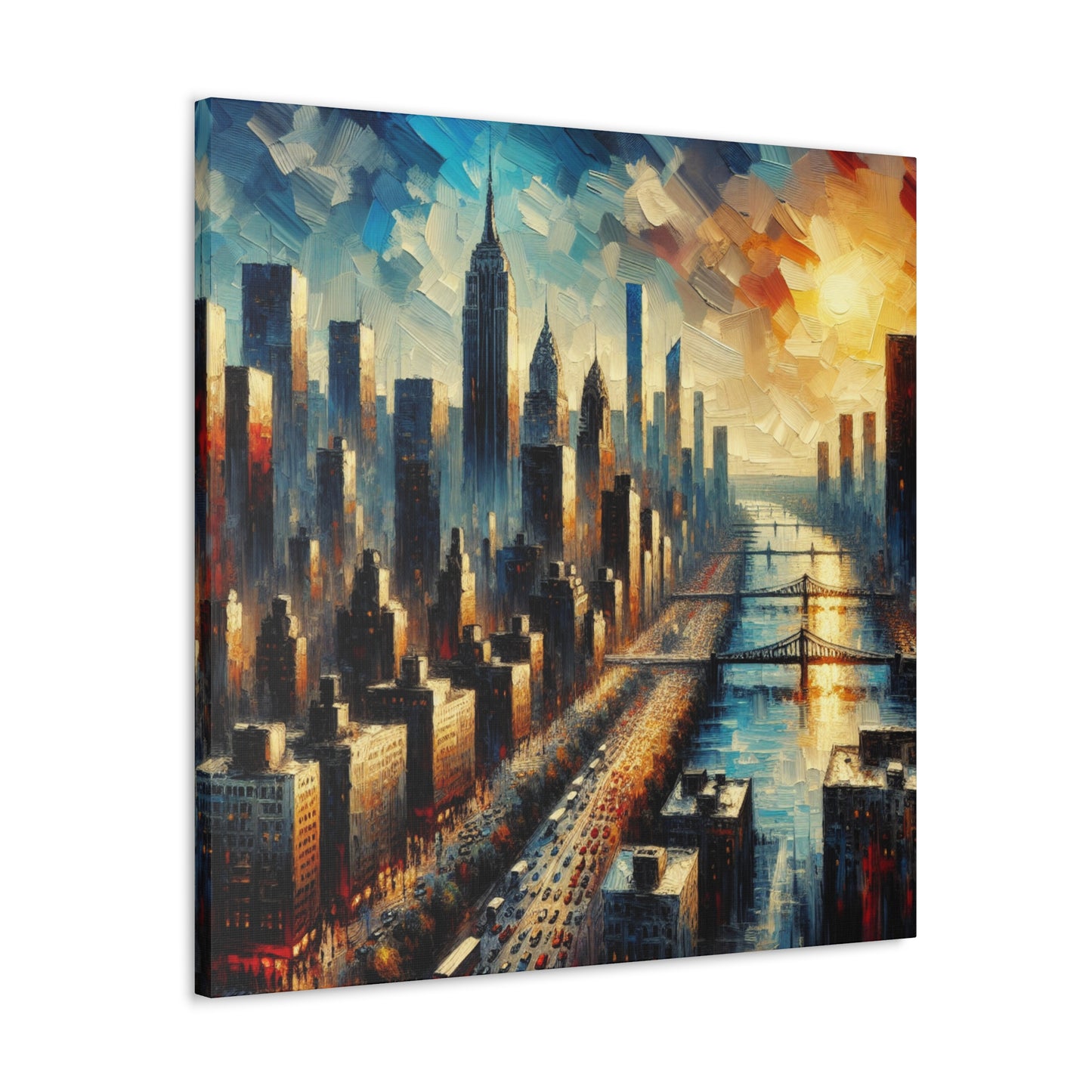 "Urban Prism Madness" - Canvas