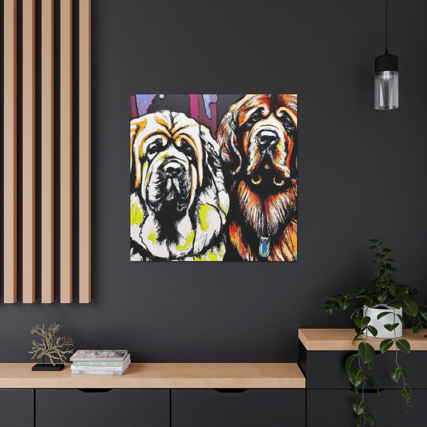 Tibetan Mastiff Portrait - Canvas