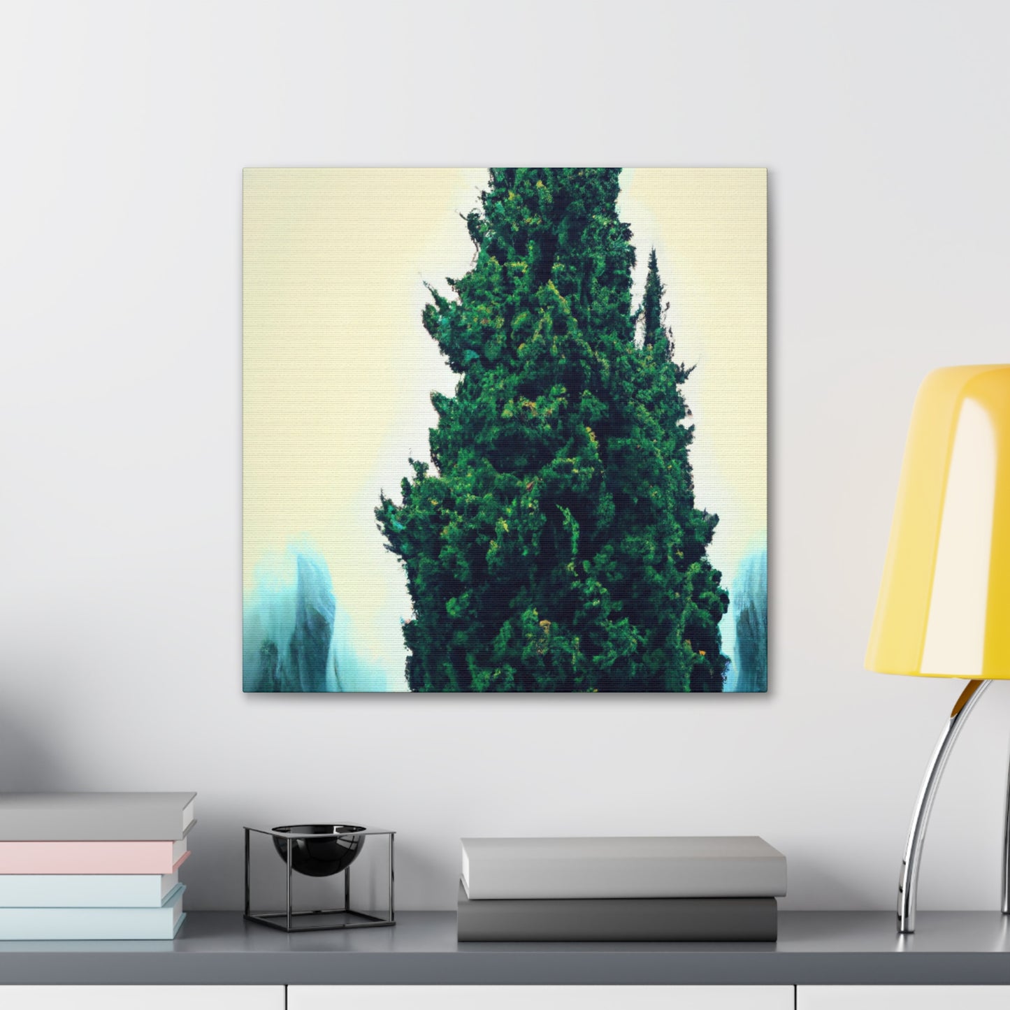 Cypress in Moonlight Shine - Canvas