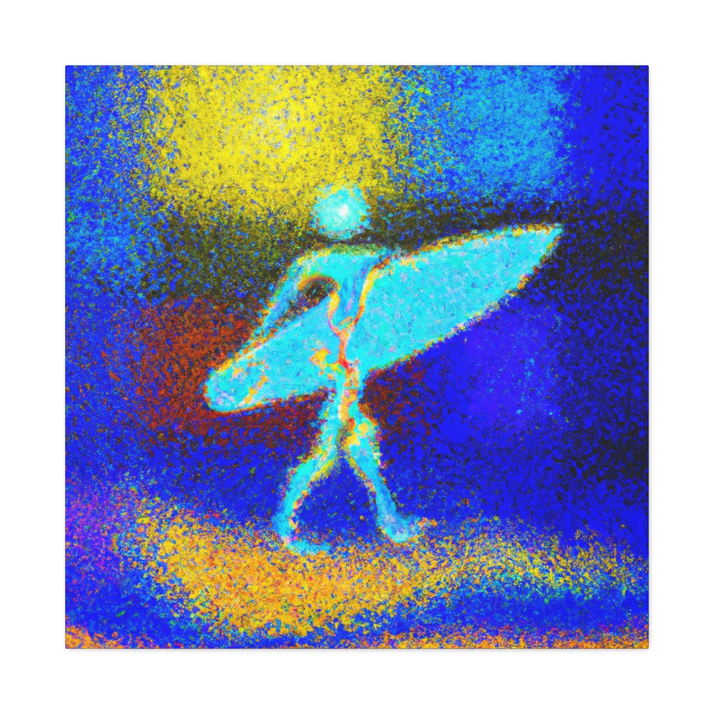 Surfer in Art Deco - Canvas