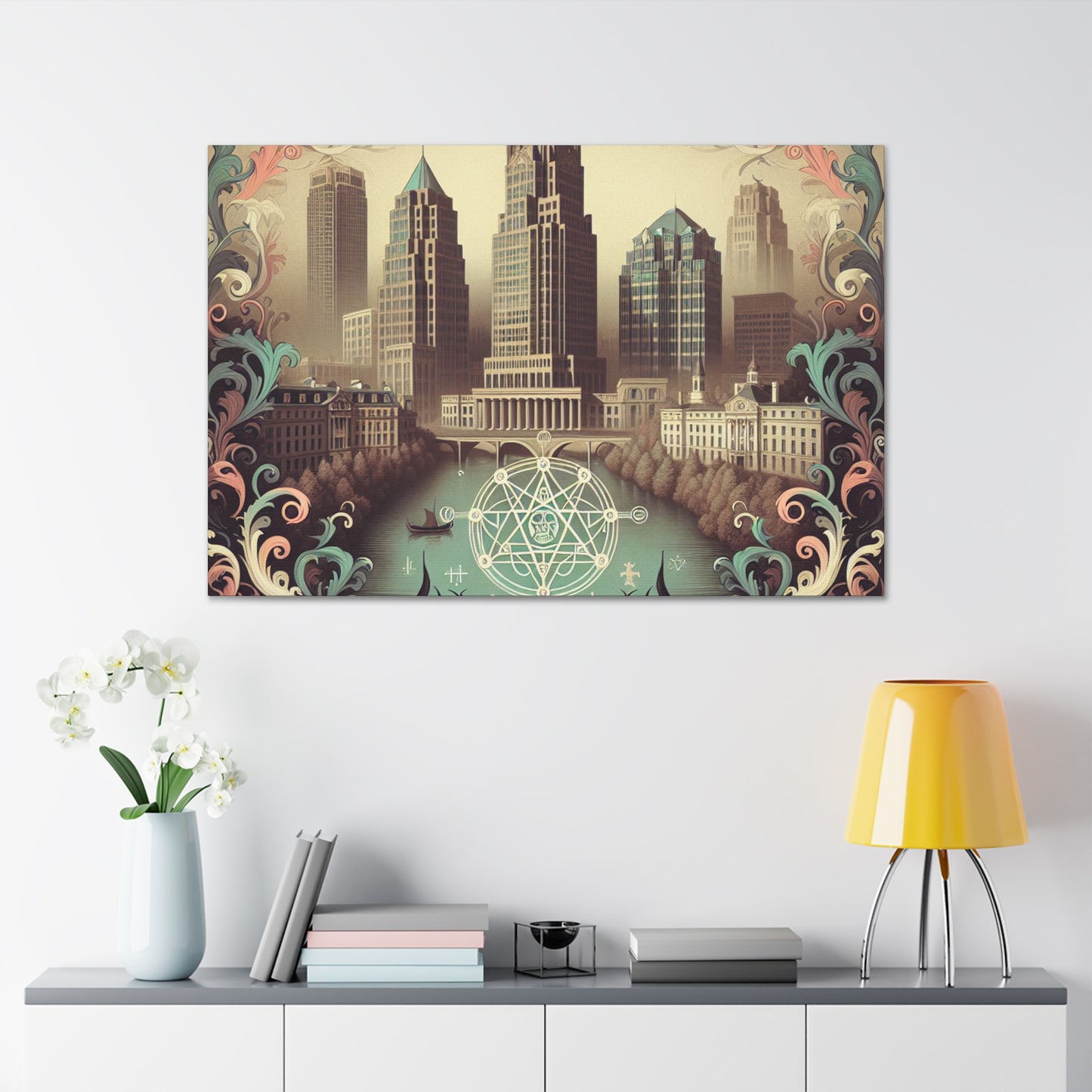 "Raleigh's Regal Southerness" - Canvas