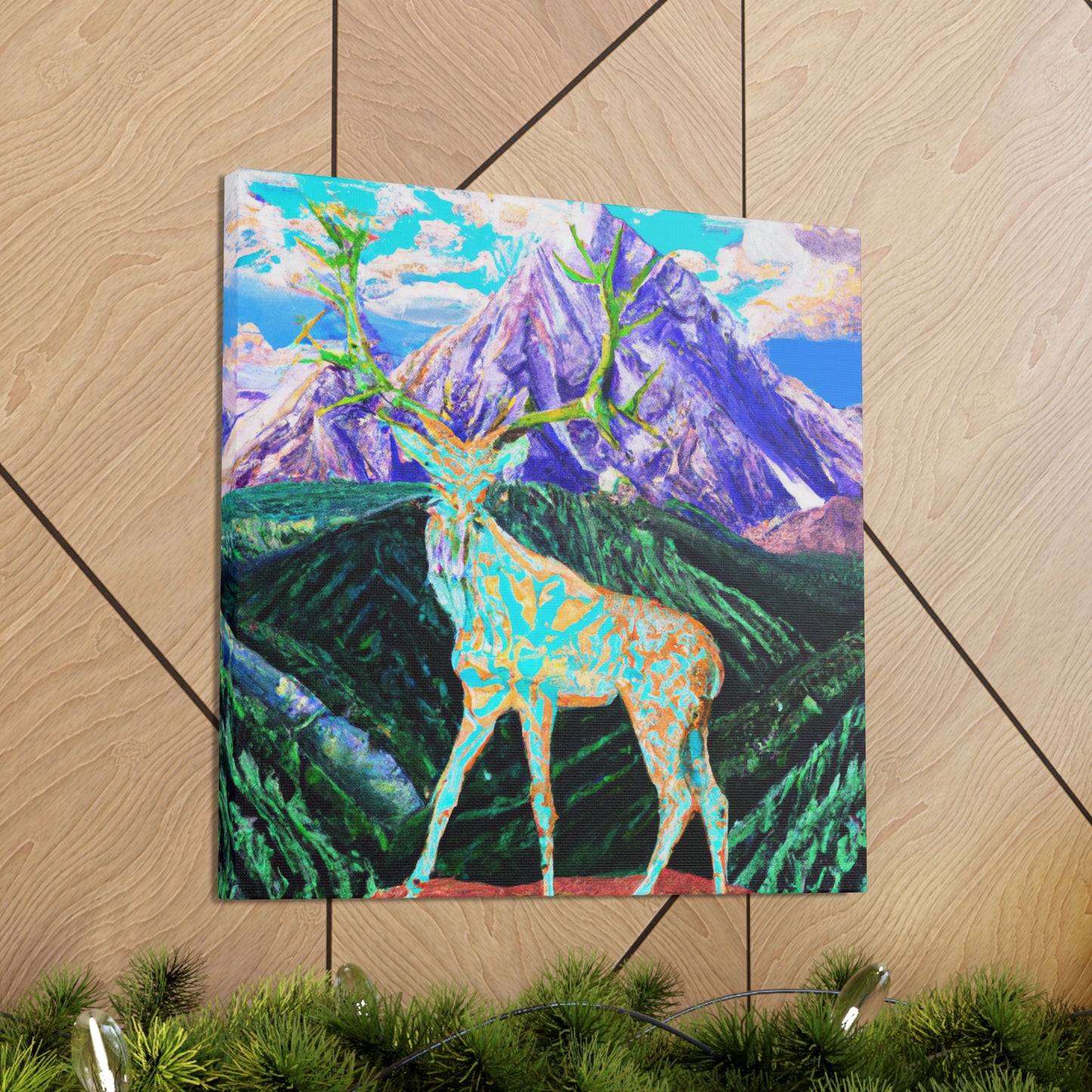 Deer in Dreamland - Canvas