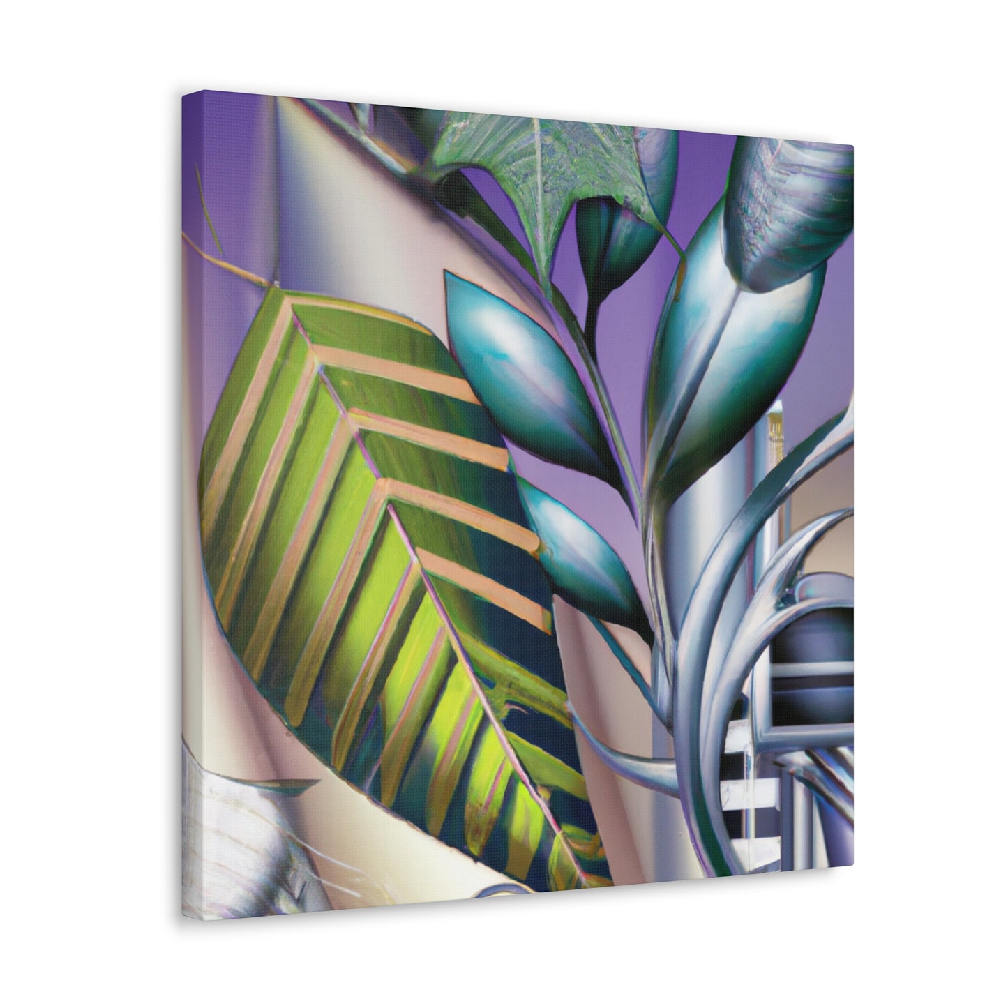 Leaf in Art Deco - Canvas