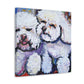 Bichon Frise Impressionism - Canvas