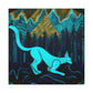 Cougar in Motion Art - Canvas