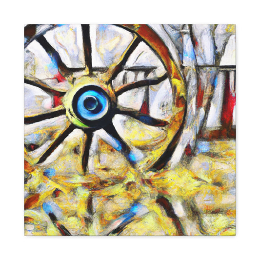 "Wheels of Progress Turning" - Canvas