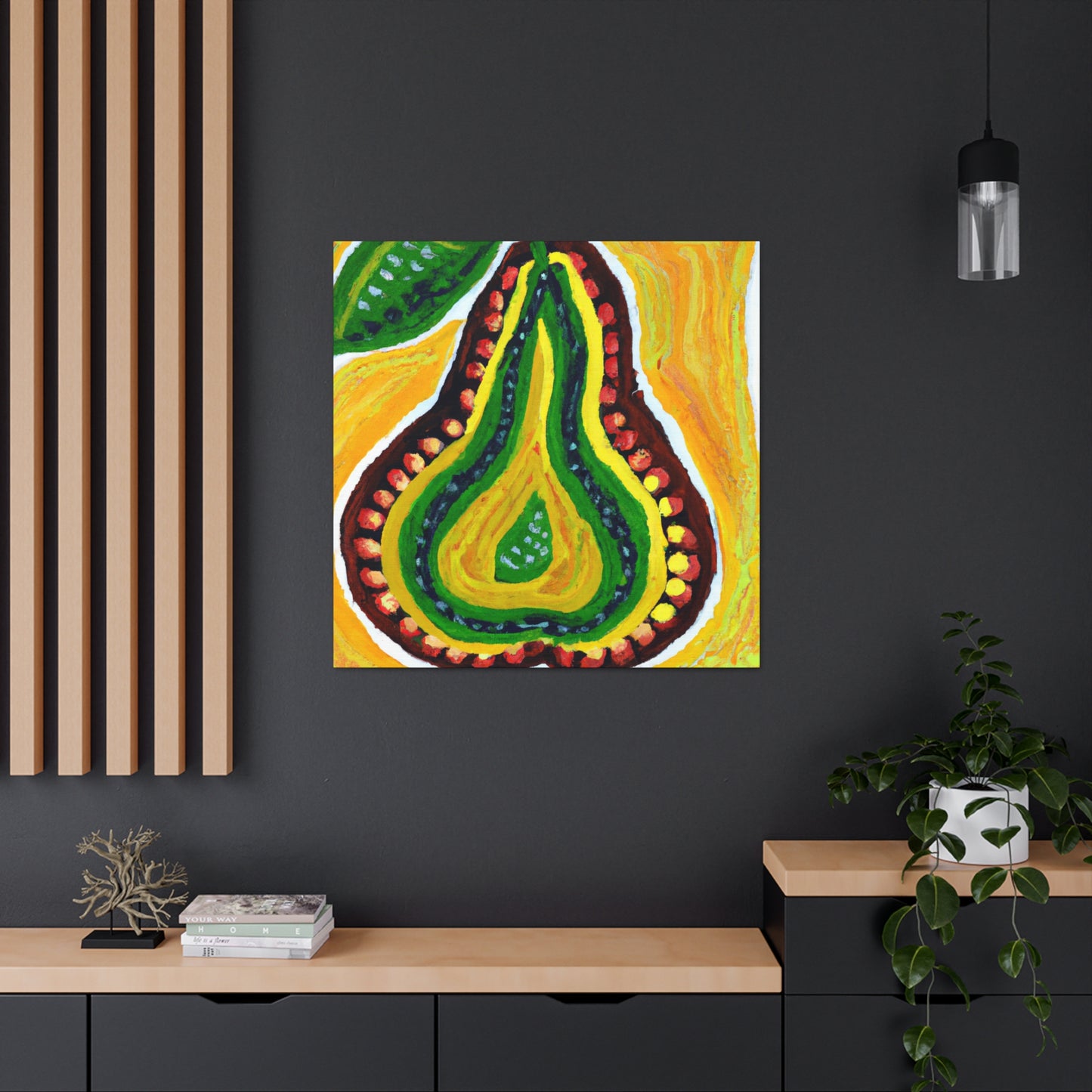 "Pear of Plenty Abound" - Canvas