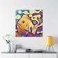 Serene Fish Painting - Canvas