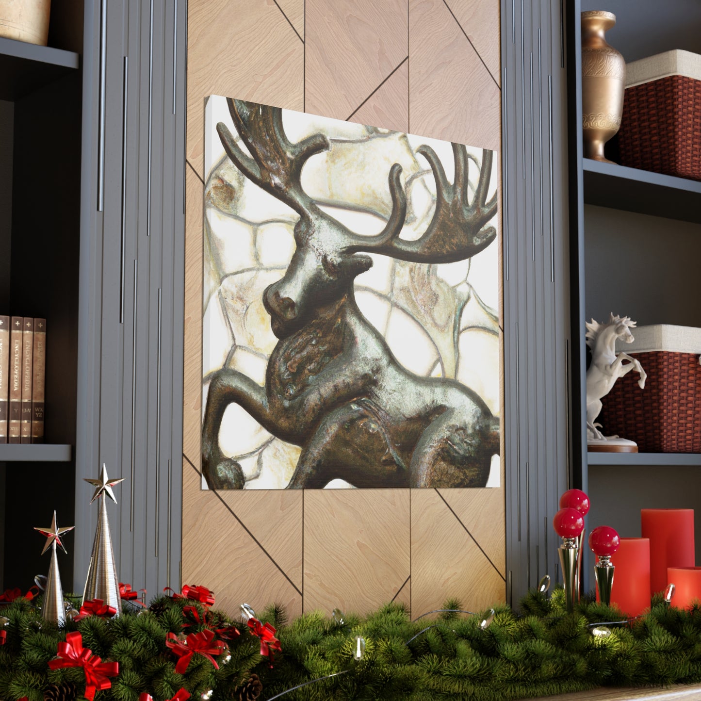 Reindeer Winding Paths - Canvas