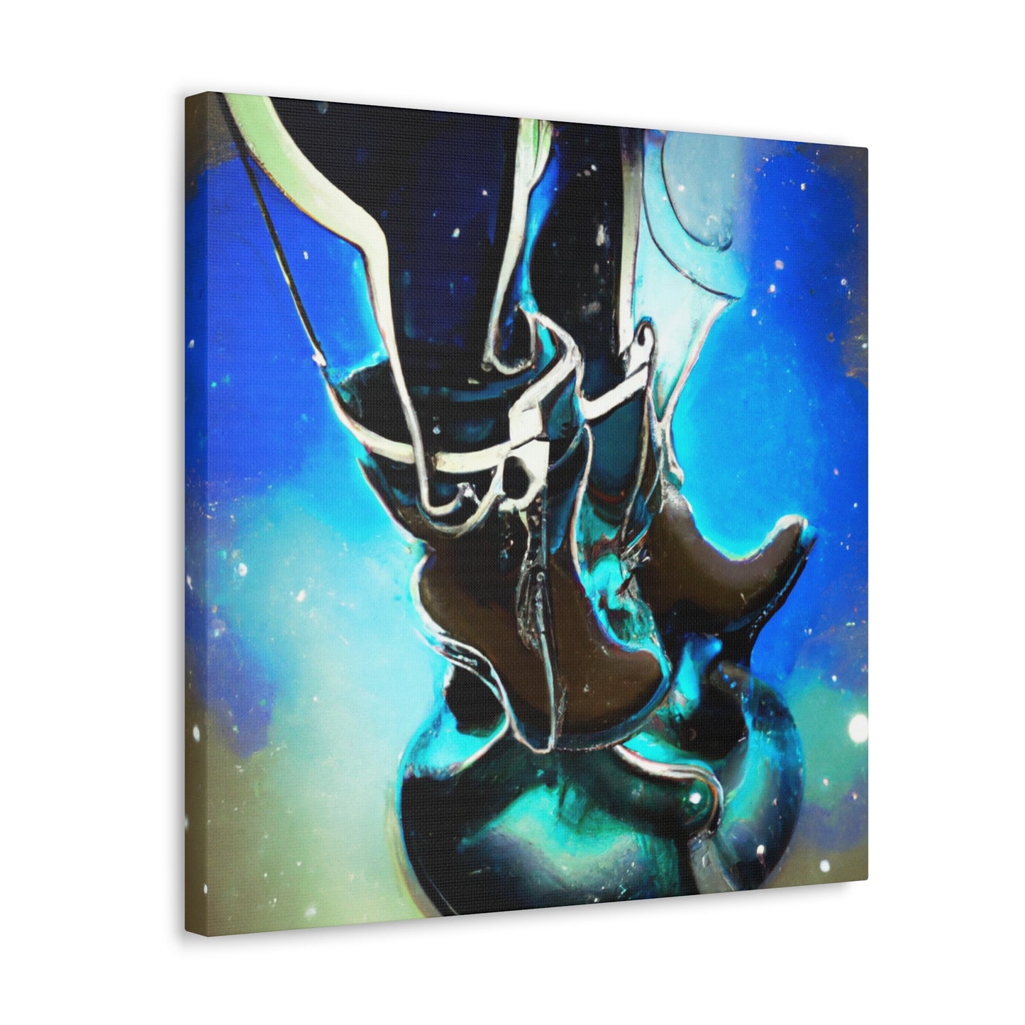 "Stirrup Abstract Explosion" - Canvas