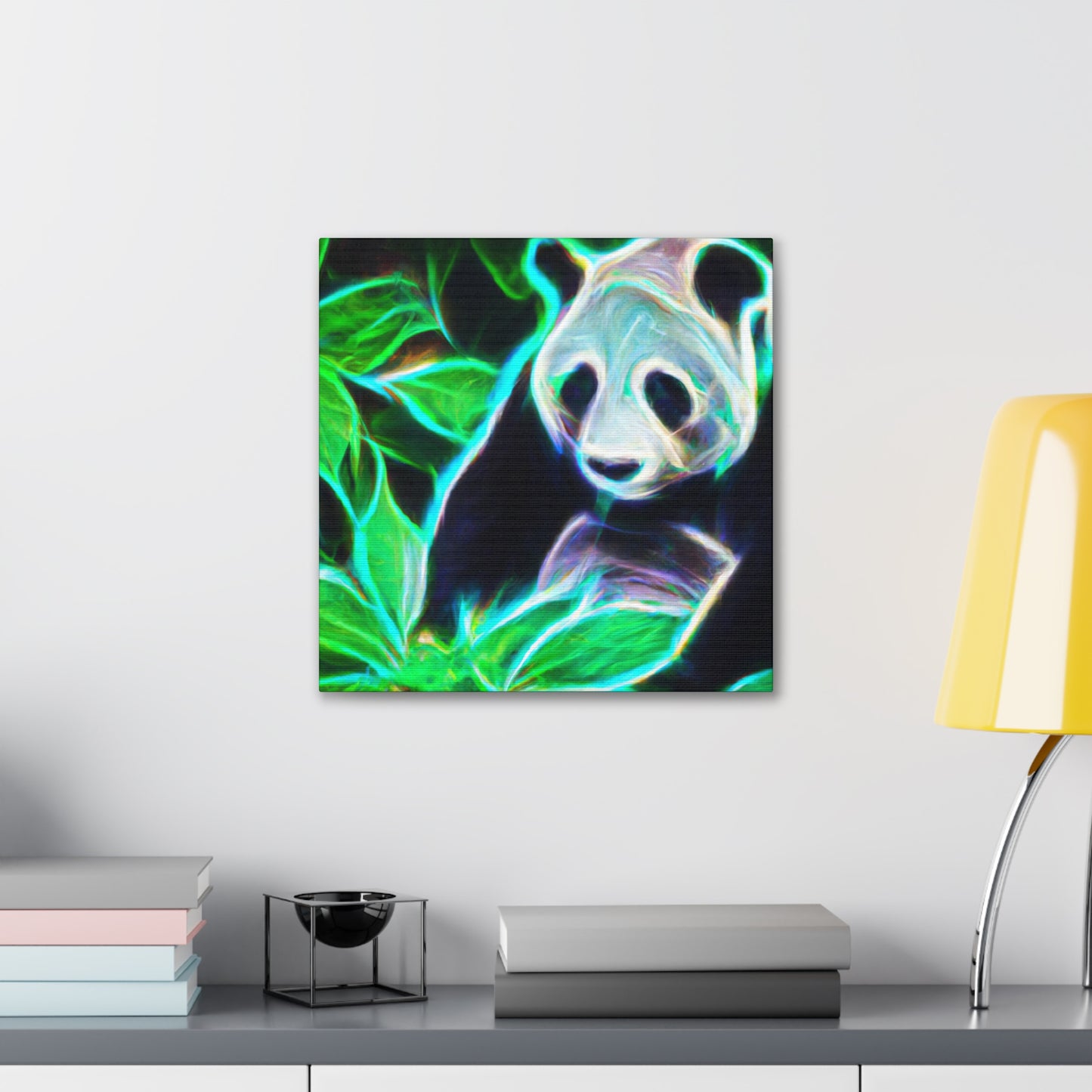 Giant Panda Mosaic Art - Canvas