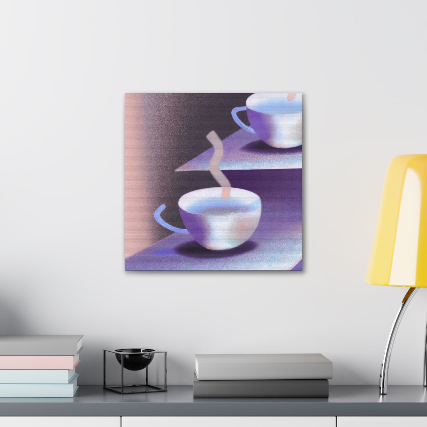 "Tea Cup Tranquility" - Canvas