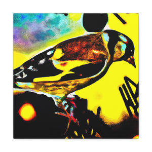 American Goldfinch Abstraction - Canvas