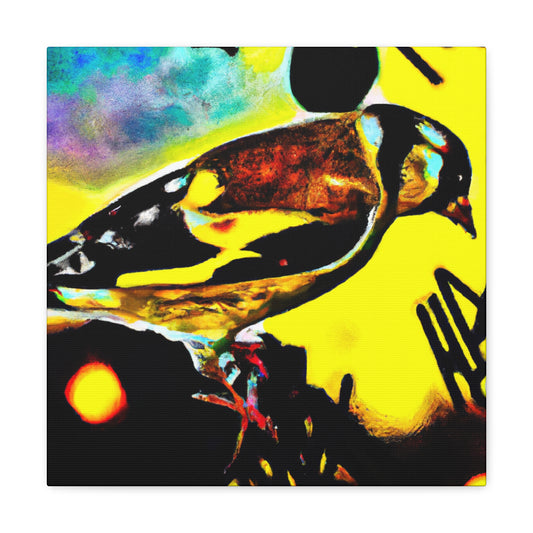 American Goldfinch Abstraction - Canvas