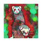 Ferret's Colorful Whimsy - Canvas