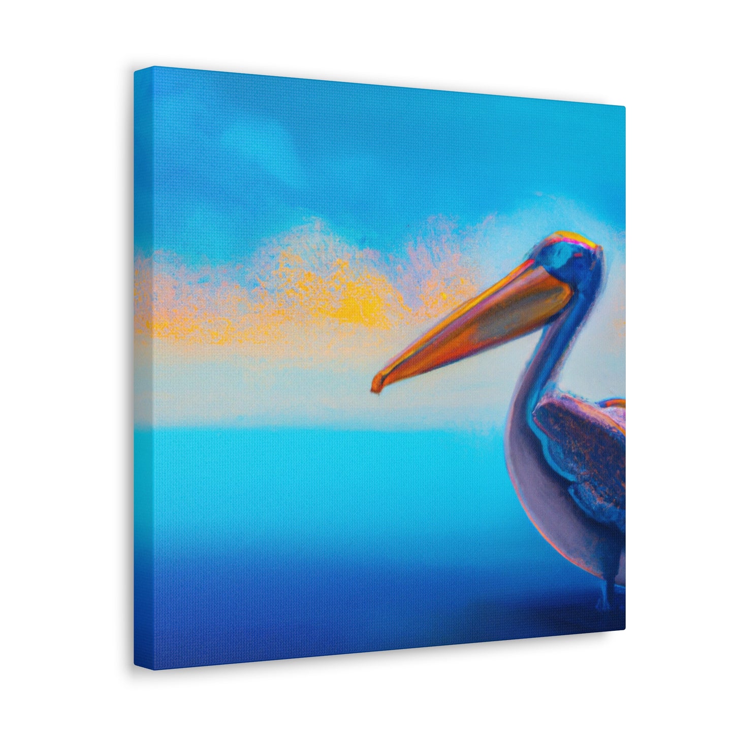 Pelican in the Skies - Canvas