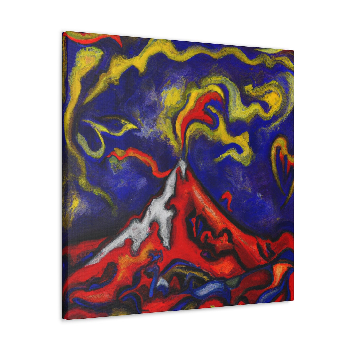 "Volcano in Eruption" - Canvas